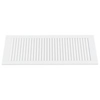 Kastdeuren met lamellen 2 st 99,3x39,4 cm grenenhout wit - thumbnail
