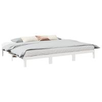 Bedframe Family zonder matras 270x200 cm massief grenenhout wit - thumbnail