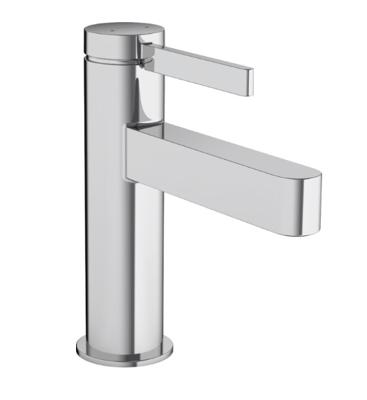 Wastafelmengkraan Finoris HansGrohe Eengreeps 100 met Push-Open Afvoer Chroom