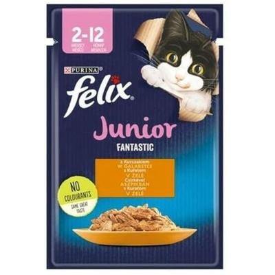 Felix Fanstastic Junior - natvoer voor katten - 85 g Felix Fanstastic Junior - natvoer voor katten - 85 g