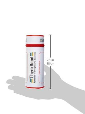 Theraband 2,5 m in tasje medium - rood