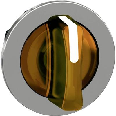 Schneider Electric ZB4FK1853 ZB4FK1853 Plat, Terugstelbaar (Ø) 30.5 mm Chroom, Geel 1 stuk(s)