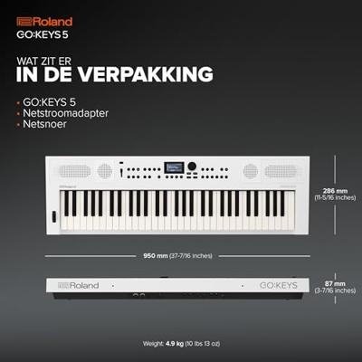 Roland GO:KEYS 5 WH keyboard wit - thumbnail