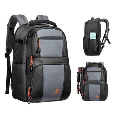 K&F Concept camera rugzak Beta 30L zwart/grijs/oranje - Professionele fotorugzak met laptopvak