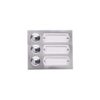 Grothe 55533 Belknop Met naambord Aluminium (geëloxeerd) - thumbnail