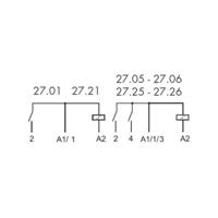 Finder 27.21.8.230.0000 Stroomstootschakelaar Inbouw 1x NO 230 V/AC 10 A 2300 VA 1 stuk(s) - thumbnail