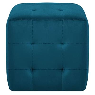 VidaXL Nachtkastjes 2 st 30x30x30 cm fluweel blauw