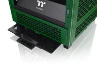 Thermaltake The Tower 200 Mini-tower PC-behuizing Racing-groen 2 voorgeïnstalleerde ventilators, Zijvenster, Stoffilter - thumbnail