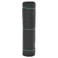 VidaXL Worteldoek 0,5x25 m polypropeen zwart - thumbnail