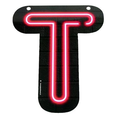 NEON letter T