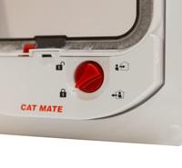 Cat Mate electromagnetisch kattenluik met vierwegsluiting 60mm wit - thumbnail