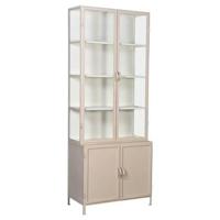 New Routz Detroit Vitrinekast B 95 cm - Zand - thumbnail