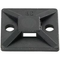 HellermannTyton 151-28320 Bevestigingssokkel Zelfklevend, Schroefbaar 151-28320 4-voudige invoeging, Halogeenvrij, UV-stabiel, Weerbestendig Zwart 2 stuk(s) - thumbnail