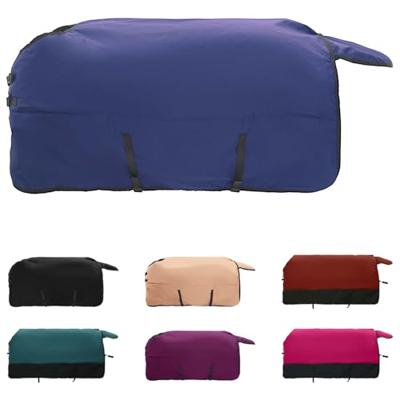 VidaXL Paardendeken donkergroen en zwart 75 cm polyester VidaXL Paardendeken donkergroen en zwart 75 cm polyester