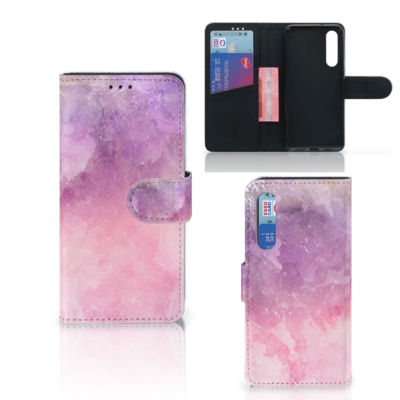 Hoesje Xiaomi Mi 9 SE Pink Purple Paint Hoesje Xiaomi Mi 9 SE Pink Purple Paint