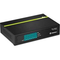 TRENDnet TPE-TG80G 8-poorts Gigabit PoE + -switch 8 x Gigabit PoE + poorten, 123 W PoE prestatiebudget, desktop ethernet-netwerkschakelaar, metaal - thumbnail