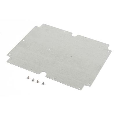 Hammond Electronics 1554YPL Montageplaat Staal Staal (l x b x h) 300 x 240 x 1 mm 1 stuk(s)