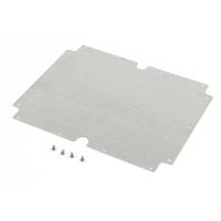 Hammond Electronics 1554YPL Montageplaat Staal Staal (l x b x h) 300 x 240 x 1 mm 1 stuk(s) - thumbnail