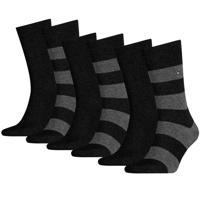 Tommy Hilfiger Sokken Heren 6-pack Rugby Black-39/42 - thumbnail