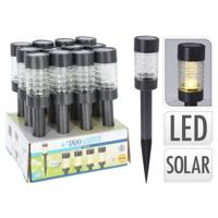 Pro Garden Solarlamp Antraciet RVS & Glas - thumbnail