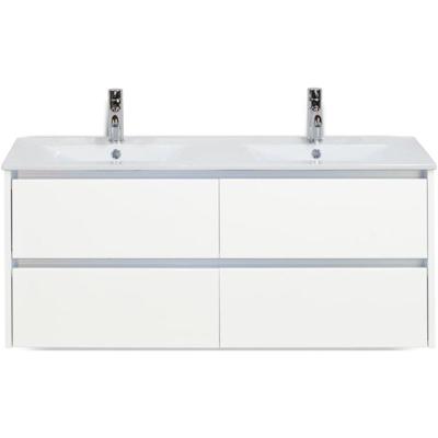 Dante Badmeubelset 120 cm - Wit Hoogglans - Keramische Wastafel Wit Enjoy