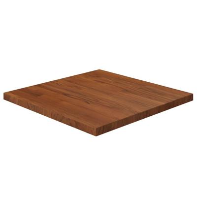 Tafelblad vierkant 50x50x2,5cm behandeld eiken donkerbruin