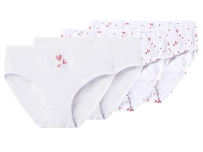 lupilu Set van 4 kinder onderbroeken (Wit, 110/116)