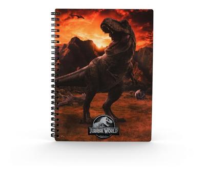 Jurassic World Notebook with 3D-Effect Into The Wild