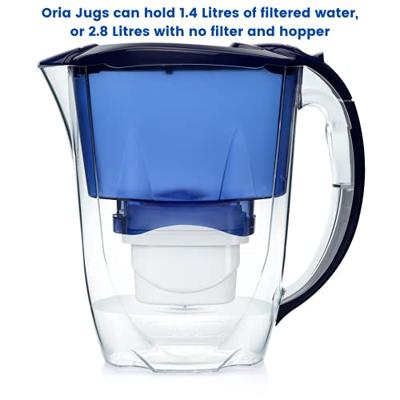 Kruik met Filter Aqua Optima Blauw Plastic 2,8 L Kruik met Filter Aqua Optima Blauw Plastic 2,8 L