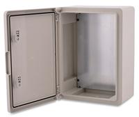 Boxexpert BXPPABSG250350150-F01 Schakelkast 250 x 350 x 150 ABS Lichtgrijs 1 stuk(s) - thumbnail
