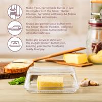 KILNER - Botervloot - Botervloot met deksel glas - thumbnail