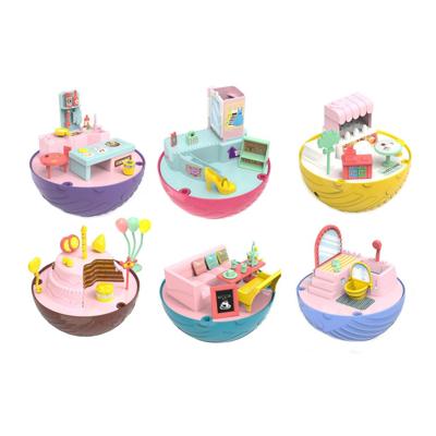 Toi-Toys Mini speelset huis in bal
