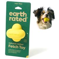 EARTH RATED FETCH TOY RUBBER 10X6,5X10 CM - thumbnail