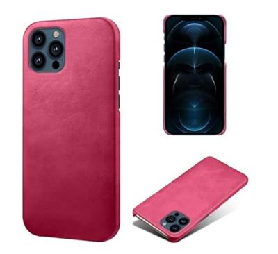 Casecentive Leren Back case iPhone 13 Pro roze