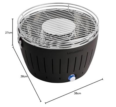 LotusGrill BBQ / Tafelbarbecue Classic - Houtskool - ø 35 cm - Antraciet - thumbnail