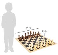 Small Foot houten schaak en damspel xl - thumbnail