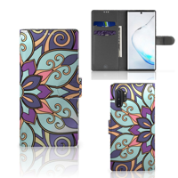 Samsung Galaxy Note 10 Plus Hoesje Purple Flower - thumbnail