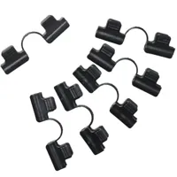 Tunnelfolie bevestigingsclip dubbel - thumbnail