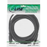 InLine 35450 USB 3.0 kabel, A naar Micro B, zwart, 5 m - thumbnail