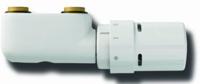 Vasco radiatorkraan middenaansluiting 1188 haaks wit - thumbnail