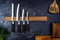 Keukenmes - GESMEED - SEBRA - Japans 440C staal - Dalbergia houten handvat - L 12,5 cm - thumbnail