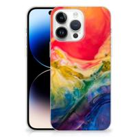 Smartphone hoesje iPhone 14 Pro Max Watercolor Dark - thumbnail