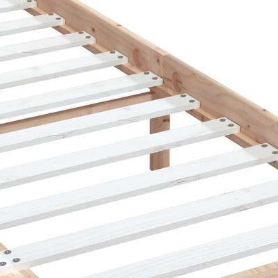 Bedframe massief hout 135x190 cm - thumbnail