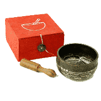 Klankschaal OHM Geschenk-Set Rood - thumbnail