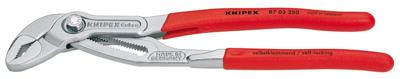Knipex Cobra® Hightech-Waterpomptang | 300 mm Lengte | Anti-Slip | Kunststof Bekleed | Verchroomd - 87 03 300 SB