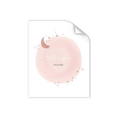 Geboorteposter ontwerpen - 40 x 50 cm