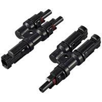 Sygonix Solaradapter T-Verbinder (2 zu 1) 1000V SY-6407998 Y-stekker - thumbnail