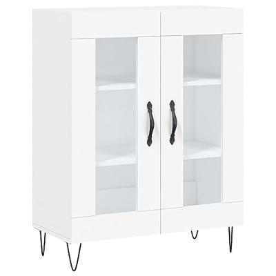 Dressoir 69,5x34x90 cm bewerkt hout wit