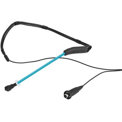 Headset Spraakmicrofoon Monacor HSE-200WP/BL Zendmethode:Kabelgebonden