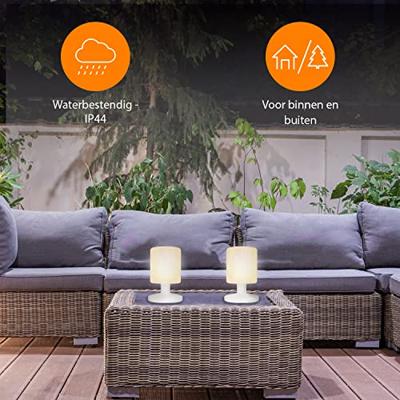 Lantaarn Smartwares 10.068.38 Wit Plastic 3 W 5 W E27